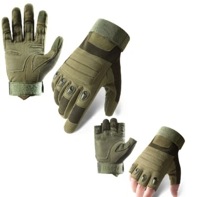 Men's Motorcycle Gloves Anti-Slip Touchscreen Wrist Protection Outdoor - Image 1 of 4