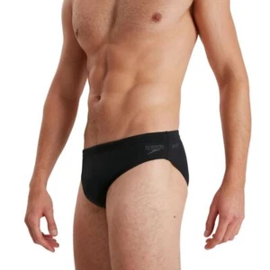 Speedo para hombre Eco Endurance + 7 cm calzoncillos de natación - negros - Imagen 1 de 8
