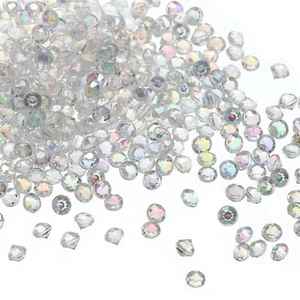 10000Pcs Acrylic Diamond Vase Filler 3mm Wedding Table Scatter Crystals AB Clear - Picture 1 of 7