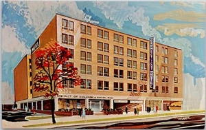 Tarjeta postal AAA sin publicar Washington DC In Town Connecticut Inn Motel National Bank - Imagen 1 de 2