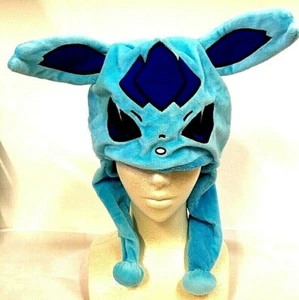 Glaceon Aviator Pilot Party Halloween Costume Animal Plush Hat Pokémon xiao-006 - Picture 1 of 1