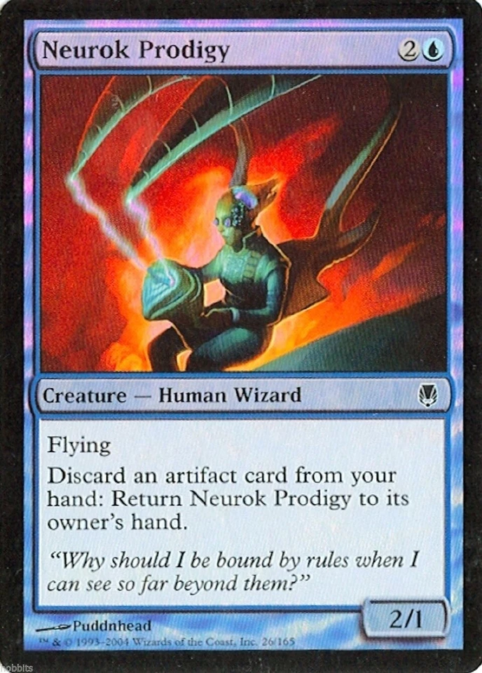 MTG - Darksteel - Neurok Prodigy - 2X - Foil - NM - Image 1 of 1