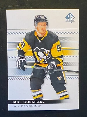 Jake Guentzel 2019-20 Upper Deck SP Authentic #23 Pittsburgh Penguins - Image 1 of 2
