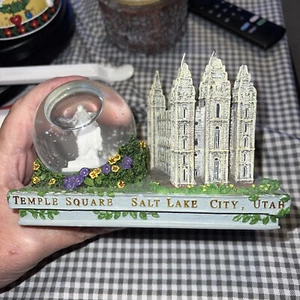 Temple Square, Salt Lake City, Ut Snow Globe Vintage - Picture 1 of 24