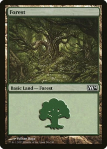 Magic MTG TCG Core Set 2014 Forest 246/249 - Imagen 1 de 1