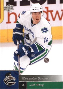 2009-10 Upper Deck Canucks Hockey Card #417 Alexandre Burrows