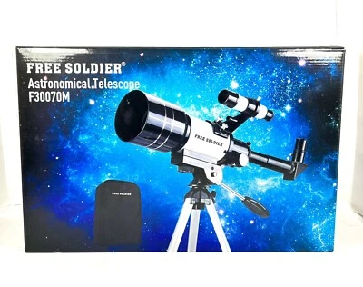 Outdoor Telescope F30070M HD - High Definition Astronomical W/Tripod ~ New OB - Image 1 of 4