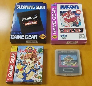 Sega Game Gear Bundle (NFL 95 Cleaning Gear, World Series Baseball, Puyo Puyo 2) - Picture 1 of 6