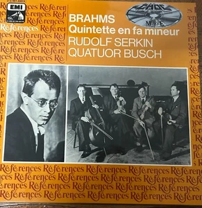 RUDOLF SERKIN - BUSCH QUARTET / BRAHMS quintet op.34 / EMI Ref. - Picture 1 of 1