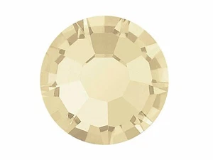 Crystal Blond Flare, Preciosa Genuine Czech Viva MAXIMA Chaton Rose Flatbacks - Picture 1 of 8