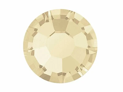 Cristal Rubio Acampanado, Preciosa Genuino Checo Viva MAXIMA Chaton Rosa Tapa Plana Foto 1 de 4