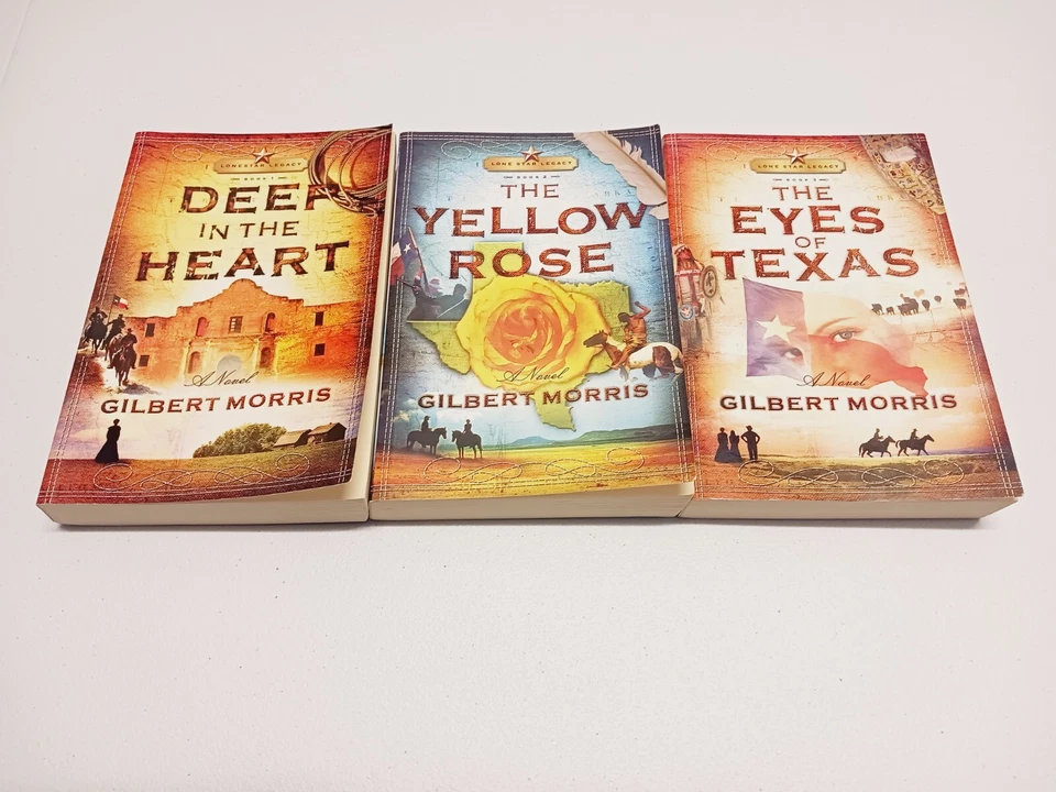 Lonestar Legacy series by Gilbert Morris - set of 3 - Christian fiction - Image 1 of 2