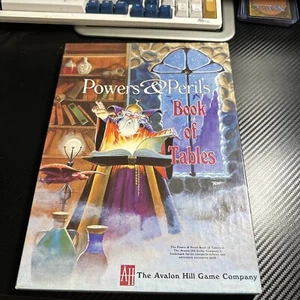 Powers & Perils Book of Tables Box Set Avalon Hill Company #8520 Complete 1984 - Picture 1 of 12