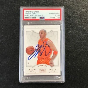 2012-13 National Treasures #16 Jason Kidd Signed Card AUTO PSA Slabbed Knicks - Picture 1 of 2