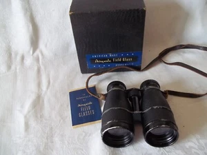 Binoculares vintage década de 1940 Airguide 5X40 - 47A acromáticos con caja en funcionamiento - Imagen 1 de 8