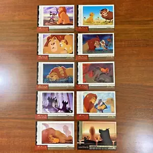 DISNEY TREASURES 10 TRADING INSERT CARD SET THE LION KING SERIES 2 UPPER DECK UD - Picture 1 of 5