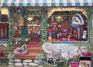 PUZZLE..JIGSAW...KRUSKAMP....LITTLE SHOPPES....Antiques Etc...750 Pc - Picture 1 of 1