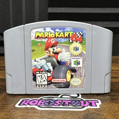Mario Kart 64 [A scelta del giocatore] (Nintendo N64) Pulito, Testato e Autentico⭐ - Immagine 1 di 4