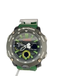 Casio G-Shock Quartz Analog-Digital Watch Green Black Tough Shock Resistant - Picture 1 of 10
