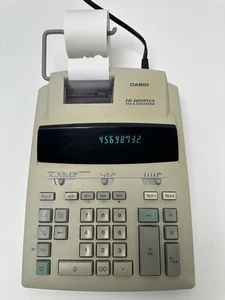 Casio FR-2650 Plus Tax & Exchange Desktop Printing Calculator - Picture 1 of 4