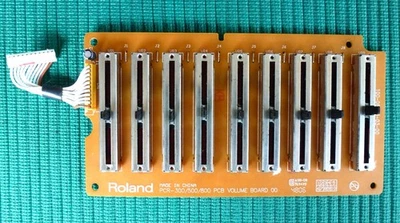 Roland Edirol PCR-300 MIDI Keyboard Vertical Control Slides Board Replacement - Image 1 of 4