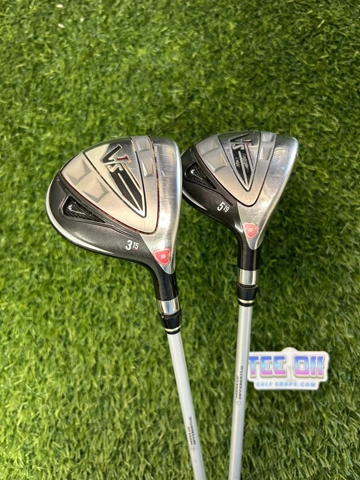 Juego de madera Nike VRS 3W/5W 15/19 Loft Fuboki rígido flexible empuñaduras originales diestro Foto 1 de 4