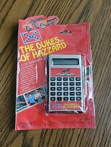 1981 THE Dukes Of Hazzard General Lee LCD Calculator Unisonic DH-2122 With Case - Picture 1 of 11