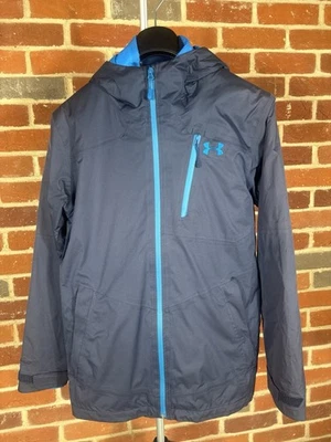 Under Armour Prime 3-in-1 Coldgear Stormproof Jacket - Blue - Small Loose. VGOOD - Image 1 of 4