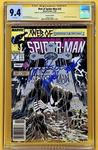Web Of Spider-Man #32 Newsstand Signed By JM Dematteis/Mike Zeck CGC 9.4 - Picture 1 of 1