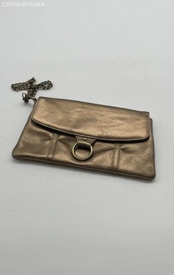 Mundi Gold Leather clutch bag - Size S - Image 1 of 4