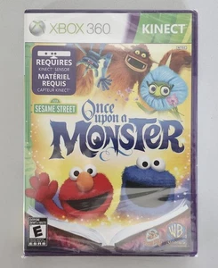 Sesame Street Once Upon A Monster Microsoft Xbox 360 X360 Kinect Brand New - Picture 1 of 6