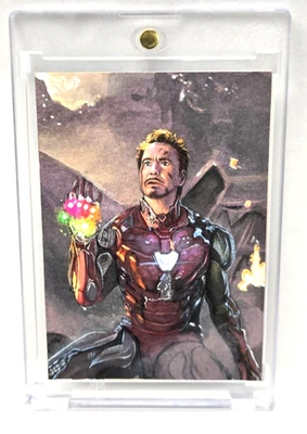 Avengers Endgame Iron Man - 1/1 Hand Drawn Sketch - Image 1 of 2