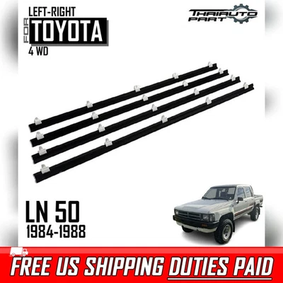 Sello de goma para cinturón de puerta resistente a la intemperie para camioneta Toyota Hilux 4Runner Ln50 1984-88 Foto 1 de 4