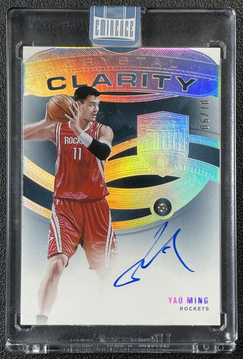 Yao Ming Basketball Autographed Sports Trading Cards & Accessories
