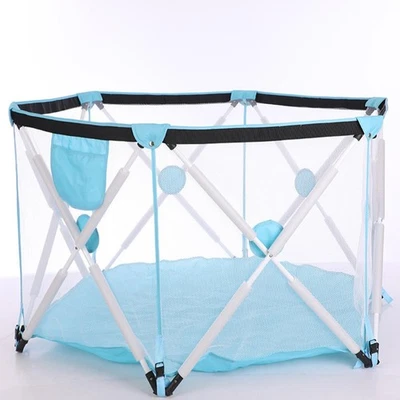 Foldable Baby Playpen with Mat – Lightweight & Portable Playard for Babies & ... - image 1 of 4