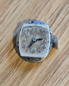 BULOVA Watch Co Bulova Calibre 5AD Movimiento 23 Joyas Bulova Para Piezas/Reparación - Imagen 1 de 14