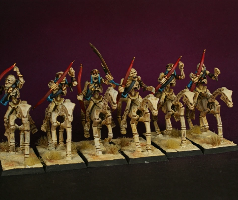 Tomb Kings Archers x6 – Hand-Painted Skeleton Warriors | Khemri Undead Warhammer - Imagen 1 de 4