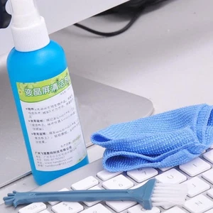 Screen Cleaning Set For LCD LED Plasma TV/Tablet/Laptop/Computer Clean100m Z2Y0 - Photo 1/11