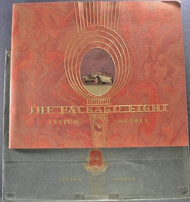 Packard Custom-8 Portfolio Runabout 1929 cupé sedán limusina excelente original 29 Foto 1 de 4