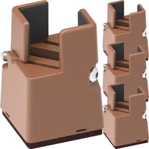 4pcs Platform Bed Riser Bed Raising Block 22-42mm Adjustable Bed Riser Block - Picture 1 of 12