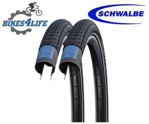 2 Schwalbe Big Ben Plus 29 x 2.0 Cycle Tyres, All Black/Reflective 50-622 - Picture 1 of 1