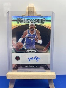 2023-24 PANINI PRIZM JALEN MCDANIELS AUTo PENMANSHIP #PNM-MCD - Picture 1 of 2