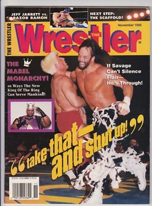 The Wrestler November 1995 Randy Savage Ric Flair Mabel WCW WWF 90s Wrestling - Picture 1 of 10