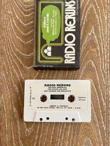 Radio Reruns-Abbott & Costello CASSETTE TAPE-Includes Who's On 1st - Picture 1 of 7