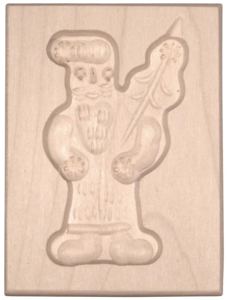 Spekulatiusform Backform Gebäckform Plätzchenform Model 8 x 6 cm Nikolaus - Bild 1 von 1