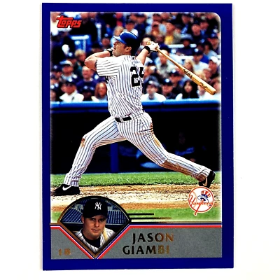 Jason Giambi 2003 Topps Card #30 MLB New York Yankees - Image 1 of 2