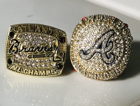 Atlanta Braves World Series Championship Stadium Rings Cover