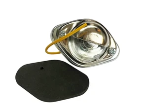 Ovale Universal Oldtimer Kennzeichenleuchte Nummernschildbeleuchtung - Picture 1 of 3