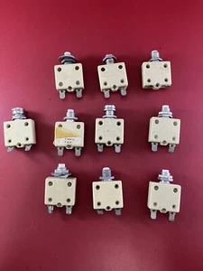 LOTE DE 10 DIFERENTES PRODUCTOS MECÁNICOS DISYUNTOR MILITAR AEROESPACIAL VINTAGE - Imagen 1 de 8