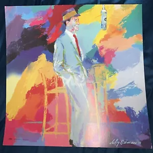 Frank Sinatra Leroy Neiman duets 2 Sided Promotional 12x12 capitol record flat - Picture 1 of 3